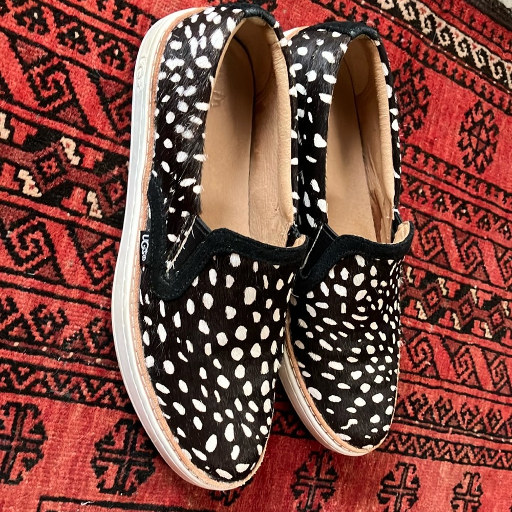 Funky funky slip-on Calf-hair UGG sneakers